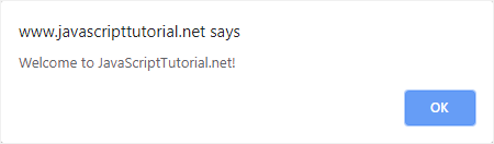 Оповещение JavaScript